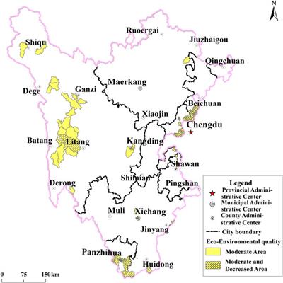 Developing a system for comprehensive regional Eco-environmental quality assessment in mountainous areas—A case study of Western Sichuan, China